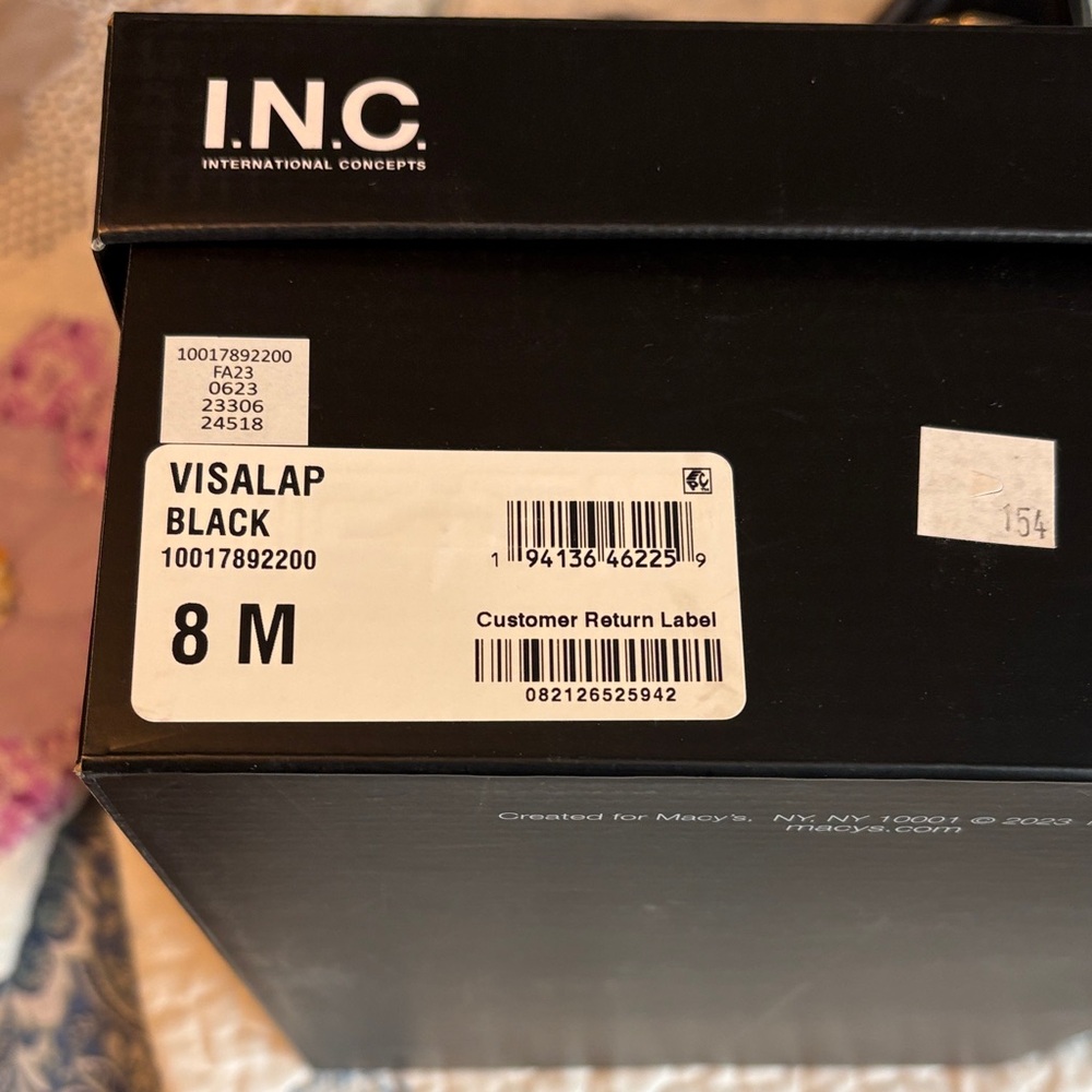 INC Visala Hardware Slip-on Loafers Back Patent Women’s Size 8 - Picture 8 of 9